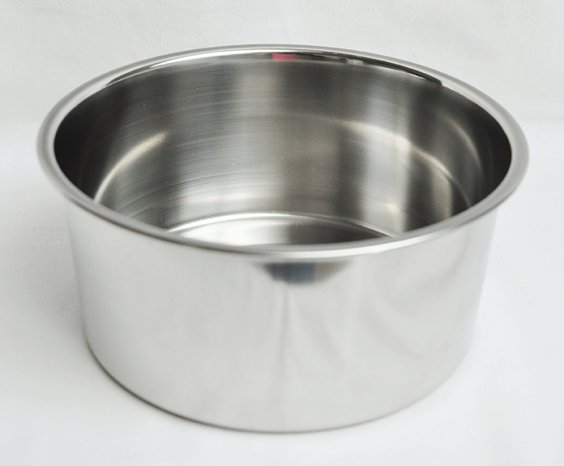 Gamelle inox anti-éclabousures
